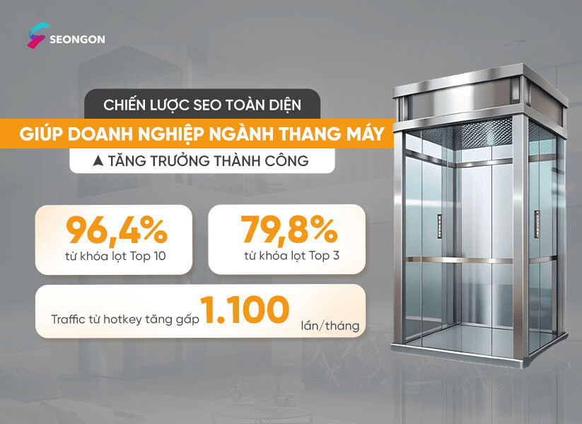 Case study về khách hàng ngành thang máy của SEONGON 