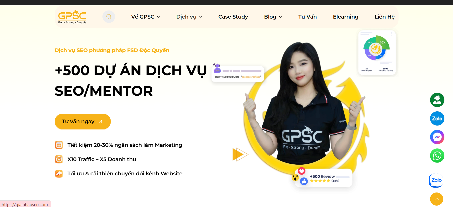 GPSC có 12 năm kinh nghiệm với đội ngũ nhân sự chuyên nghiệp, triển khai các dự án đa lĩnh vực